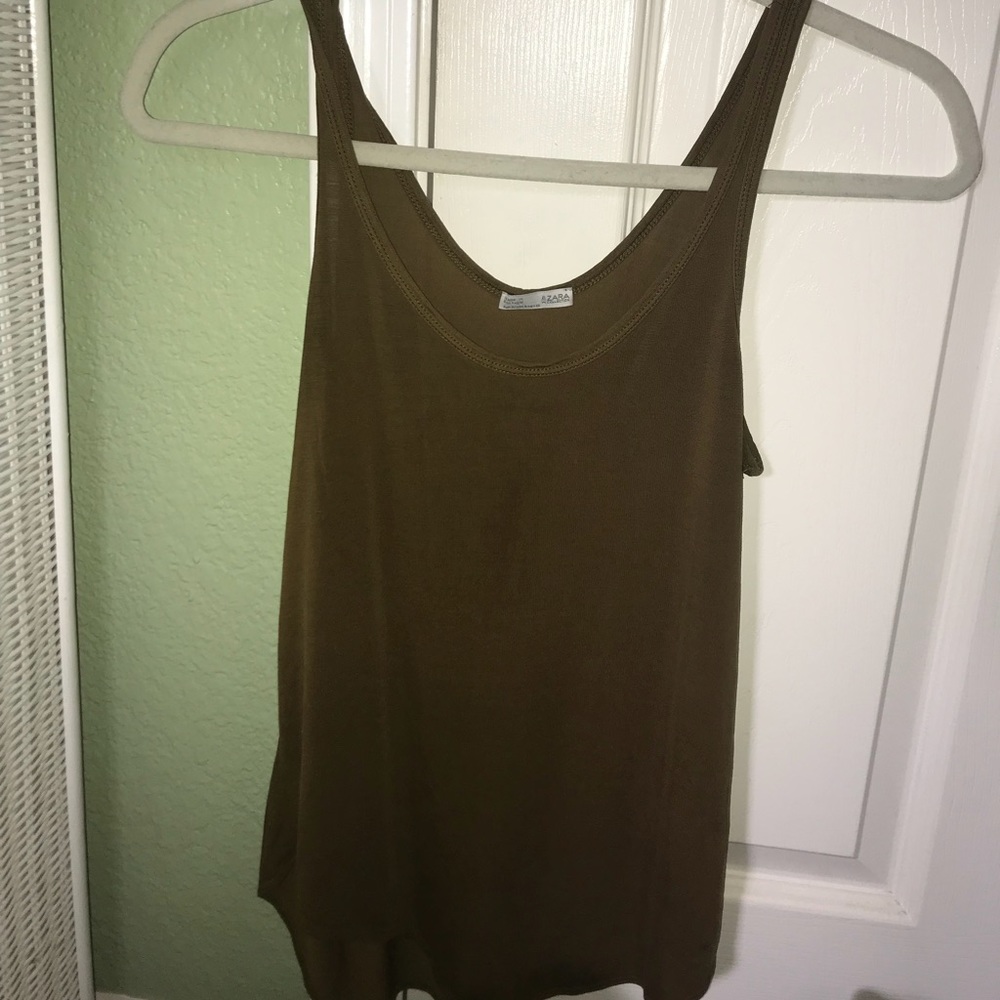 BROWN TANK TOP